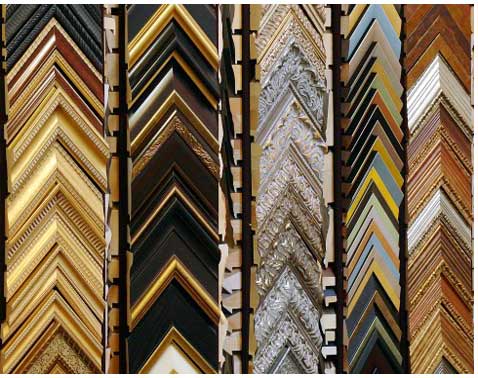 photo of framing samples